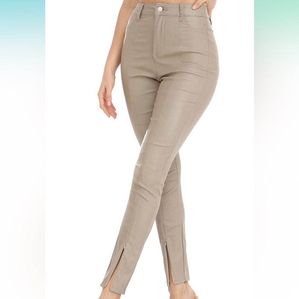 Faux Leather Pants